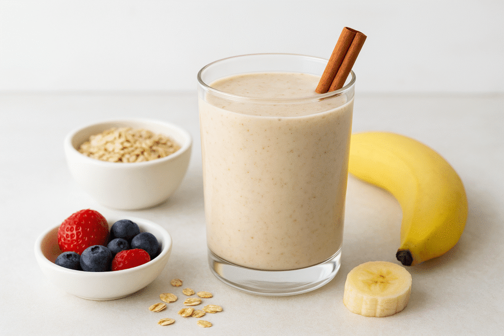 Healthy Banana Oats Weight Loss Shake