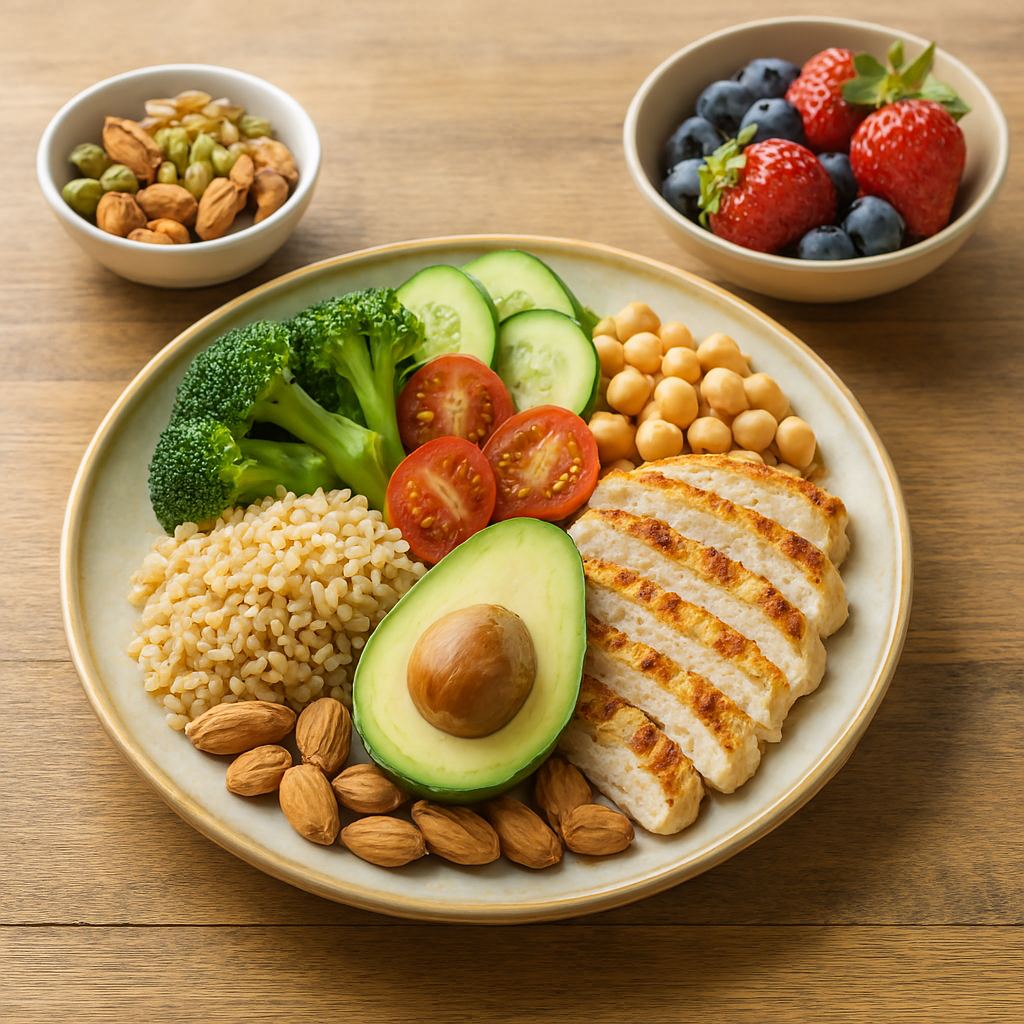 Balanced diet foods for longevity and healthy life