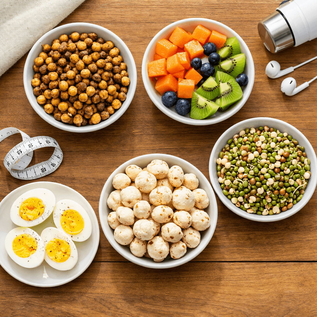 healthy snack ideas for diet with Indian low calorie snacks