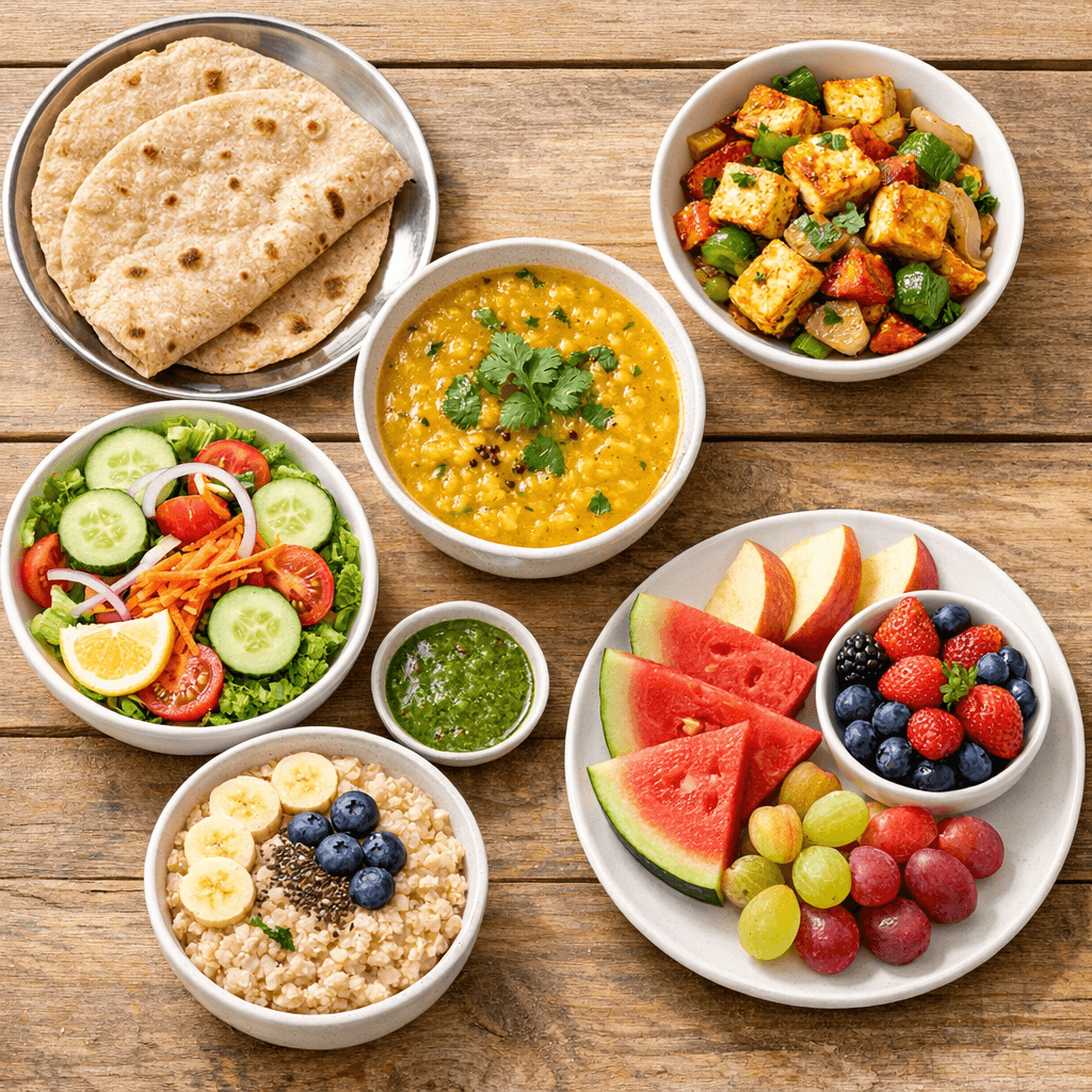 Weight loss meal plan ideas Indian diet with healthy food options